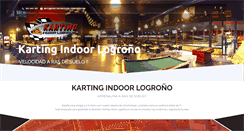 Desktop Screenshot of kartingindoorlogrono.com